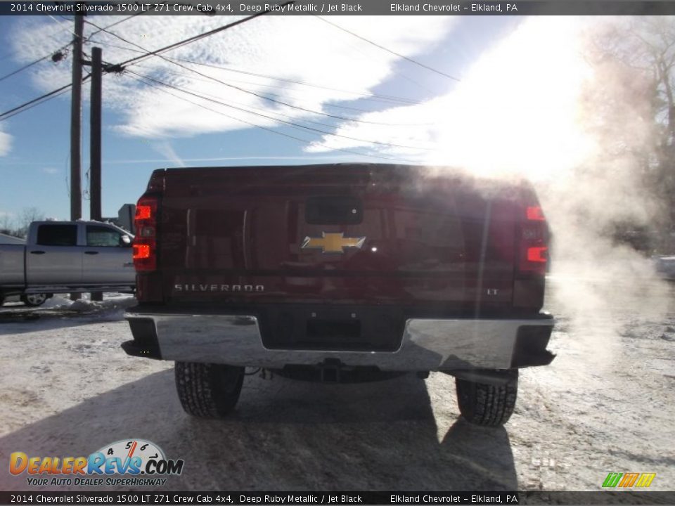 2014 Chevrolet Silverado 1500 LT Z71 Crew Cab 4x4 Deep Ruby Metallic / Jet Black Photo #3