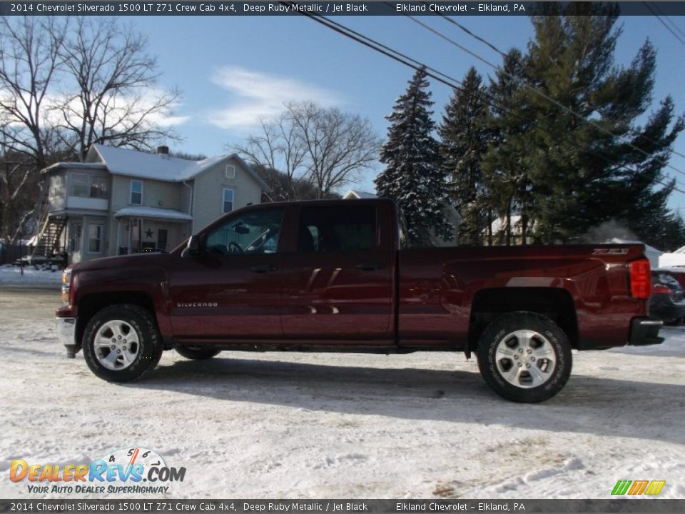 2014 Chevrolet Silverado 1500 LT Z71 Crew Cab 4x4 Deep Ruby Metallic / Jet Black Photo #4