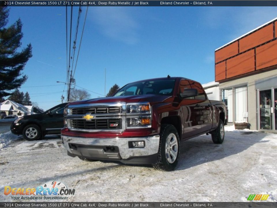 2014 Chevrolet Silverado 1500 LT Z71 Crew Cab 4x4 Deep Ruby Metallic / Jet Black Photo #6