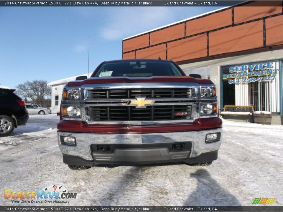 2014 Chevrolet Silverado 1500 LT Z71 Crew Cab 4x4 Deep Ruby Metallic / Jet Black Photo #7