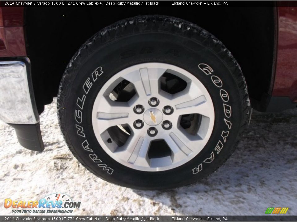 2014 Chevrolet Silverado 1500 LT Z71 Crew Cab 4x4 Deep Ruby Metallic / Jet Black Photo #8