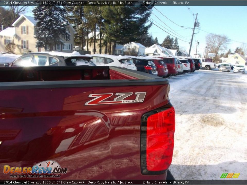 2014 Chevrolet Silverado 1500 LT Z71 Crew Cab 4x4 Deep Ruby Metallic / Jet Black Photo #9