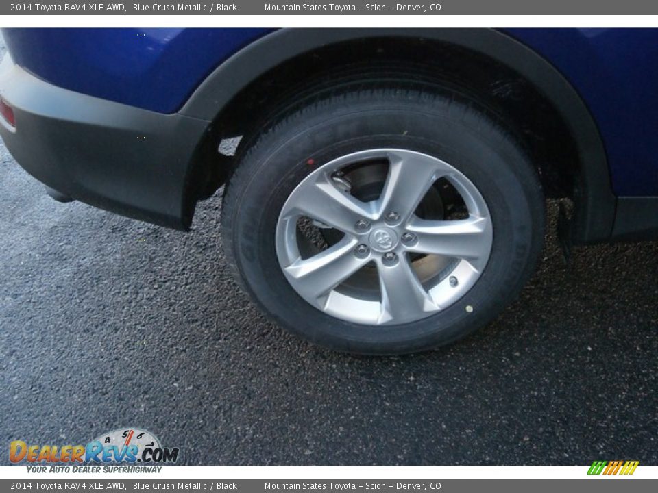 2014 Toyota RAV4 XLE AWD Blue Crush Metallic / Black Photo #9