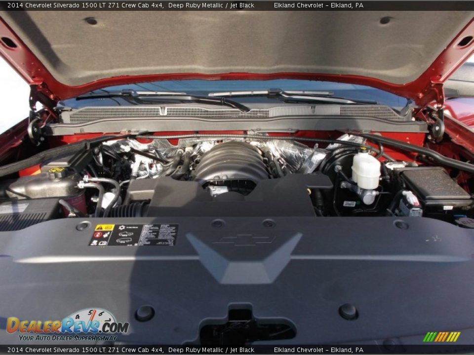 2014 Chevrolet Silverado 1500 LT Z71 Crew Cab 4x4 Deep Ruby Metallic / Jet Black Photo #12