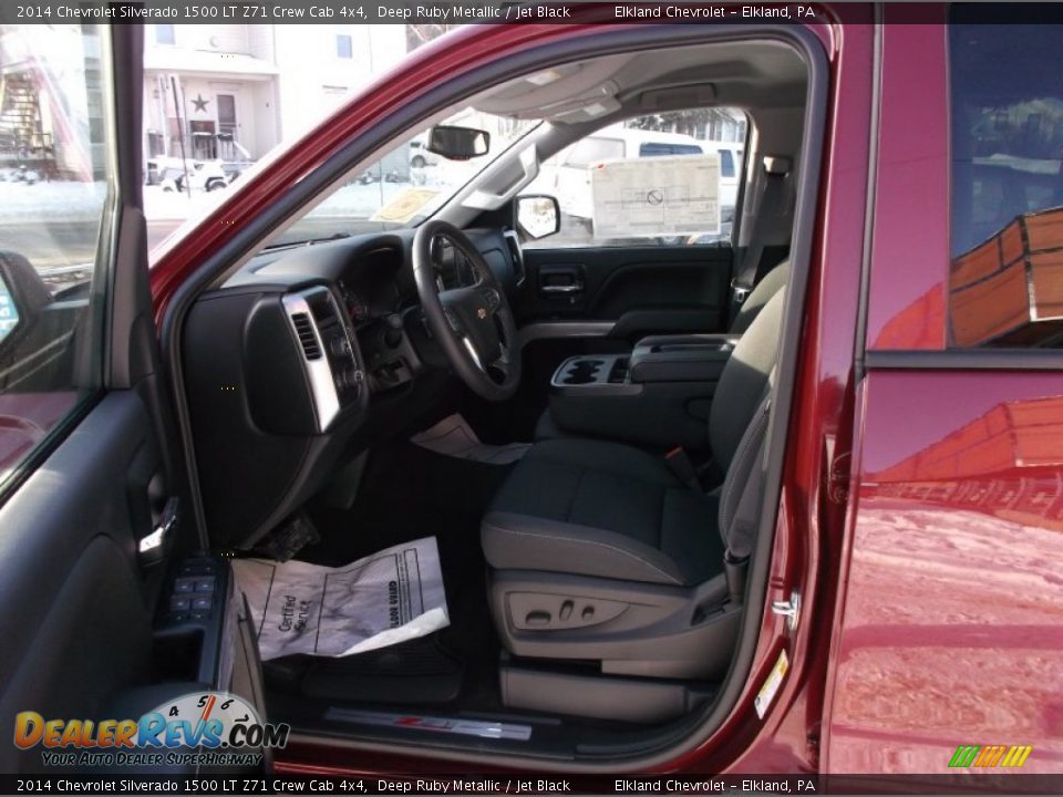 2014 Chevrolet Silverado 1500 LT Z71 Crew Cab 4x4 Deep Ruby Metallic / Jet Black Photo #14
