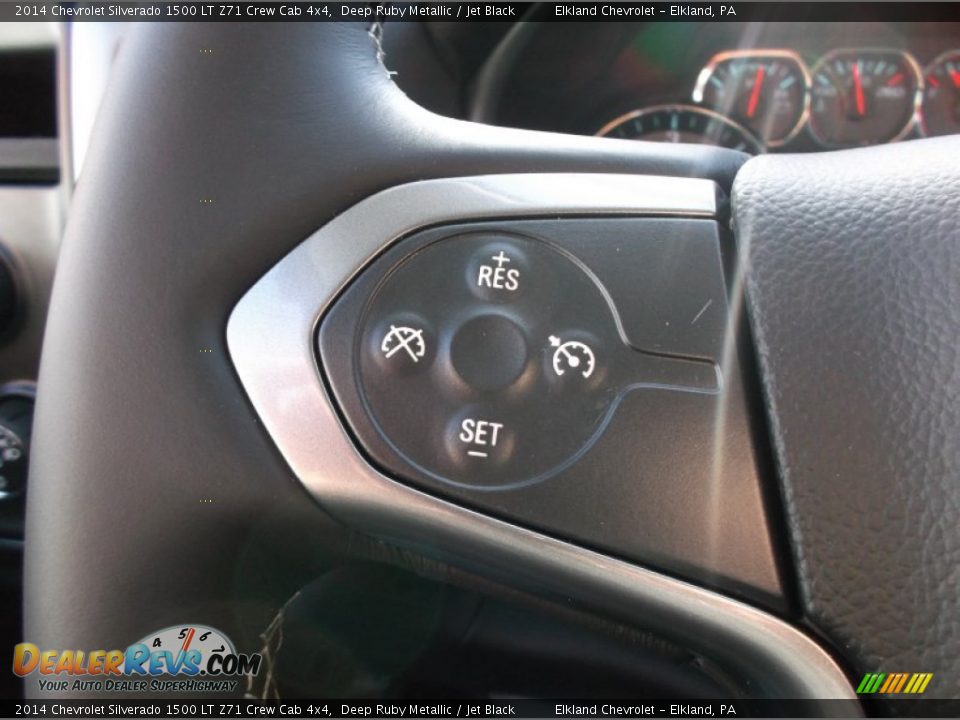 2014 Chevrolet Silverado 1500 LT Z71 Crew Cab 4x4 Deep Ruby Metallic / Jet Black Photo #20
