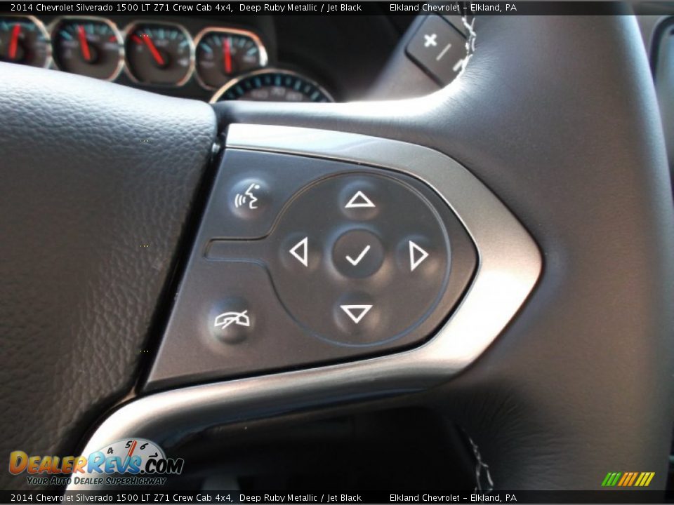 2014 Chevrolet Silverado 1500 LT Z71 Crew Cab 4x4 Deep Ruby Metallic / Jet Black Photo #21