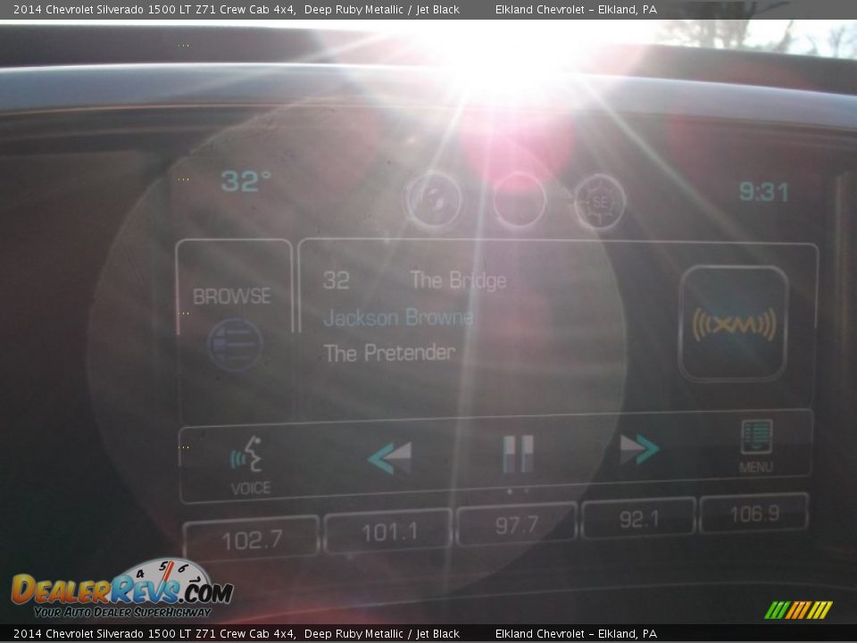 2014 Chevrolet Silverado 1500 LT Z71 Crew Cab 4x4 Deep Ruby Metallic / Jet Black Photo #25