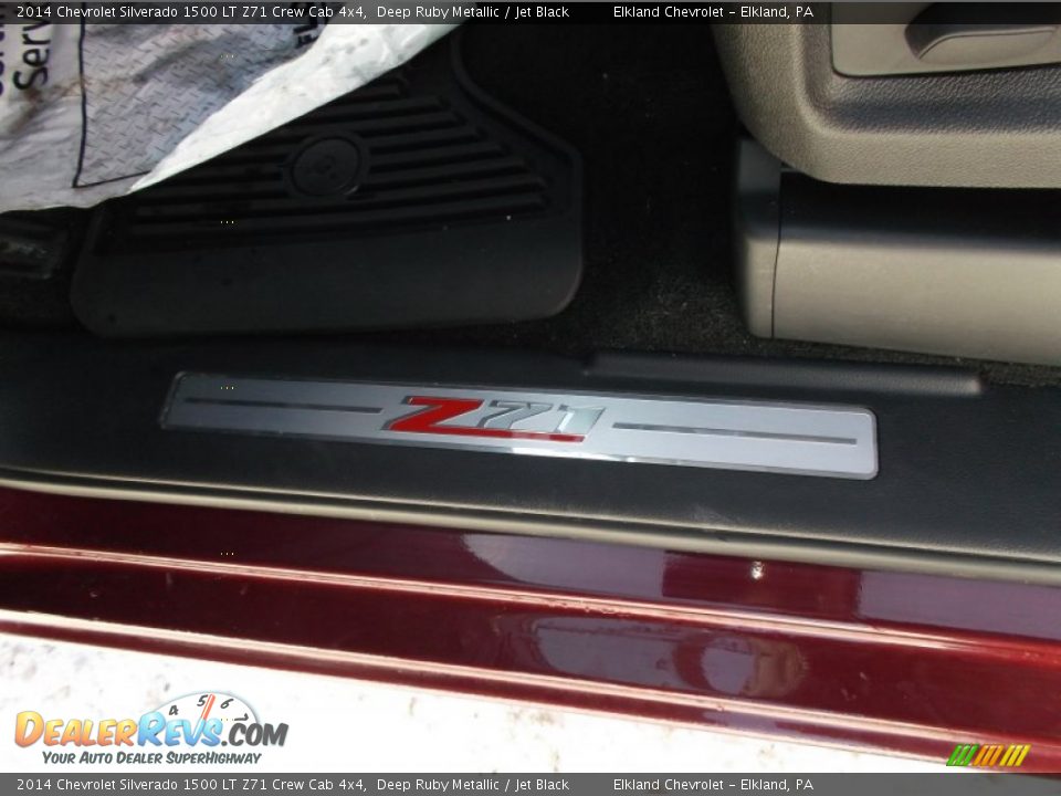 2014 Chevrolet Silverado 1500 LT Z71 Crew Cab 4x4 Deep Ruby Metallic / Jet Black Photo #30