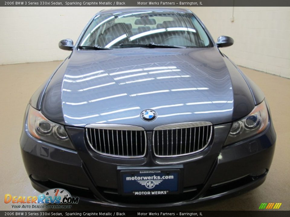 2006 BMW 3 Series 330xi Sedan Sparkling Graphite Metallic / Black Photo #2