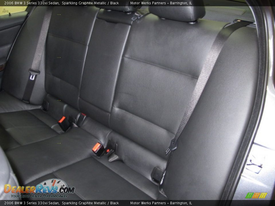2006 BMW 3 Series 330xi Sedan Sparkling Graphite Metallic / Black Photo #14