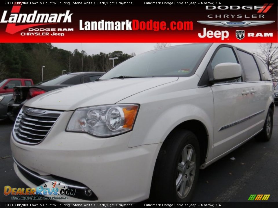 2011 Chrysler Town & Country Touring Stone White / Black/Light Graystone Photo #1