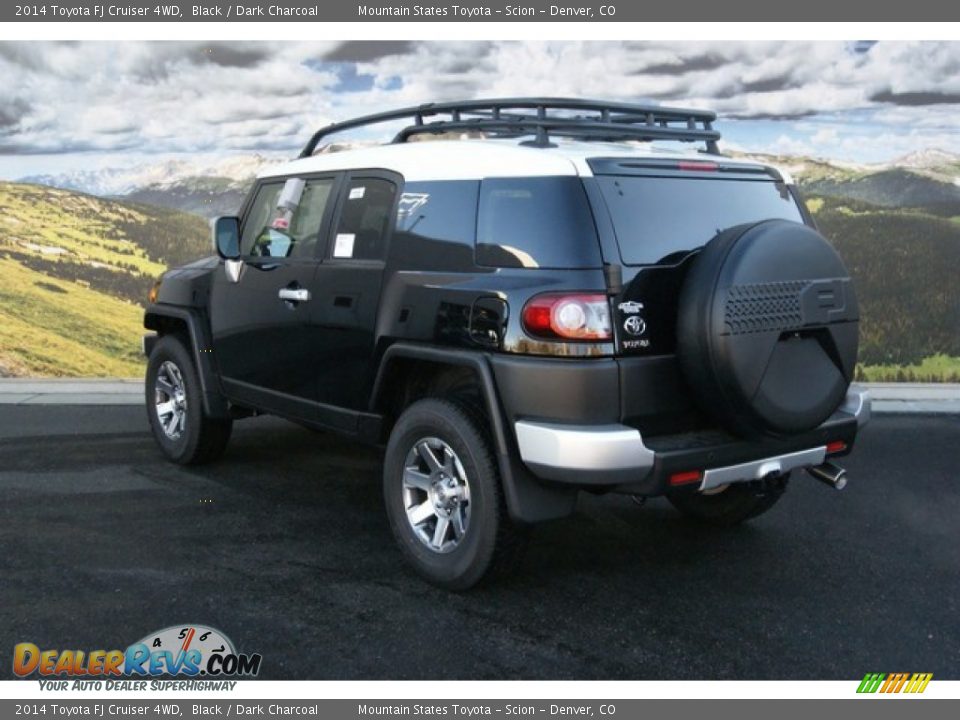 2014 Toyota FJ Cruiser 4WD Black / Dark Charcoal Photo #3