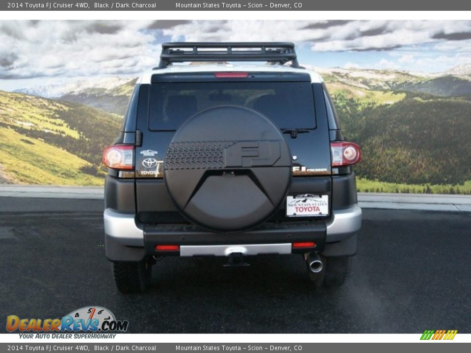 2014 Toyota FJ Cruiser 4WD Black / Dark Charcoal Photo #4