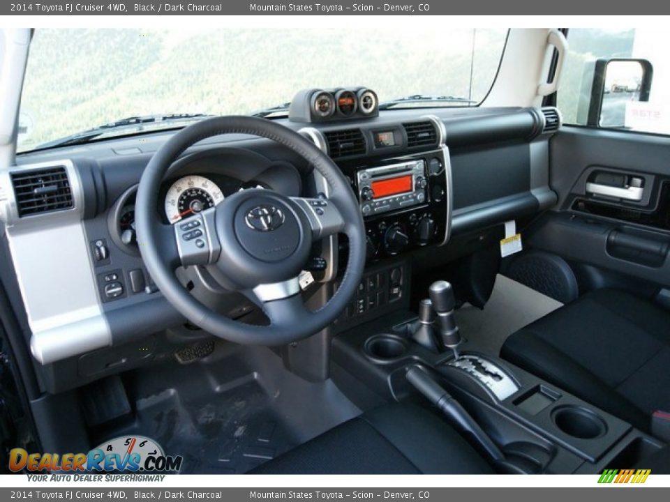 2014 Toyota FJ Cruiser 4WD Black / Dark Charcoal Photo #5