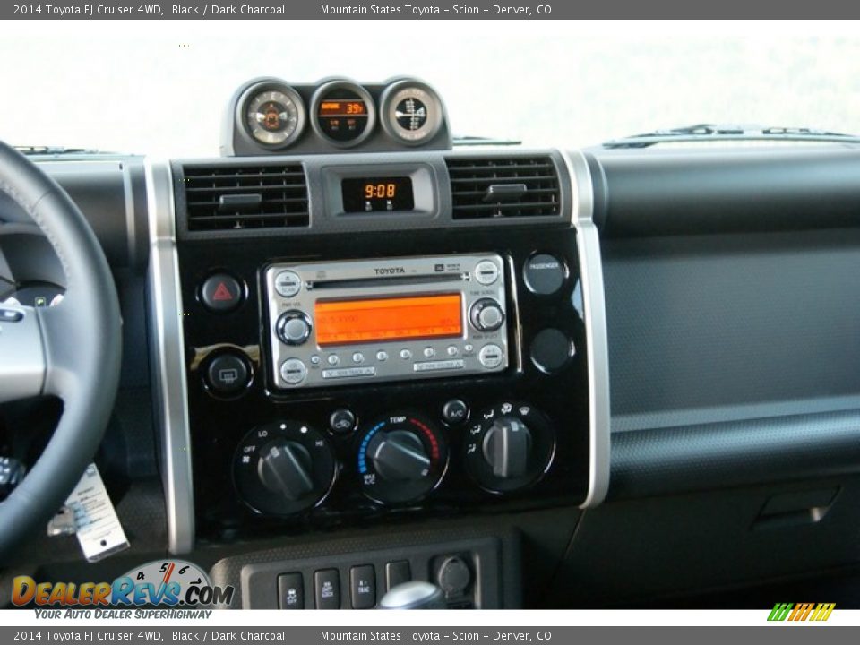 2014 Toyota FJ Cruiser 4WD Black / Dark Charcoal Photo #6