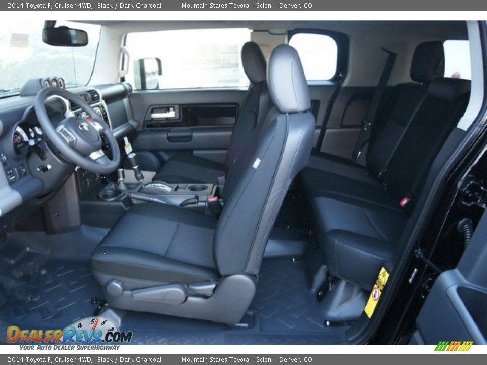 2014 Toyota FJ Cruiser 4WD Black / Dark Charcoal Photo #8