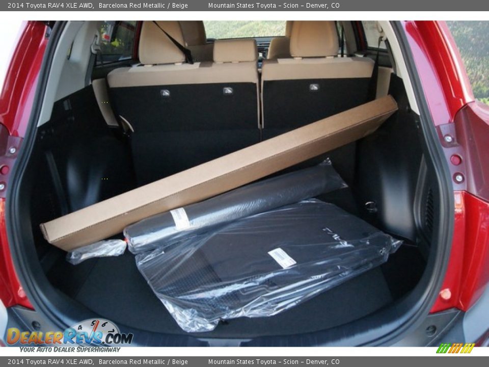 2014 Toyota RAV4 XLE AWD Barcelona Red Metallic / Beige Photo #9