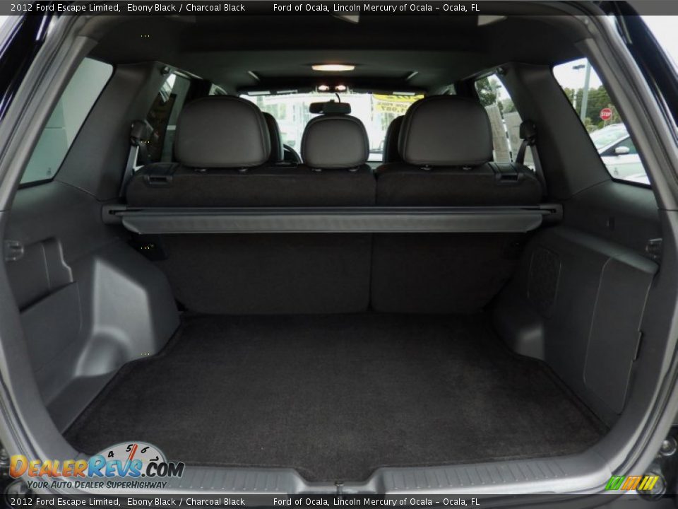 2012 Ford Escape Limited Ebony Black / Charcoal Black Photo #9
