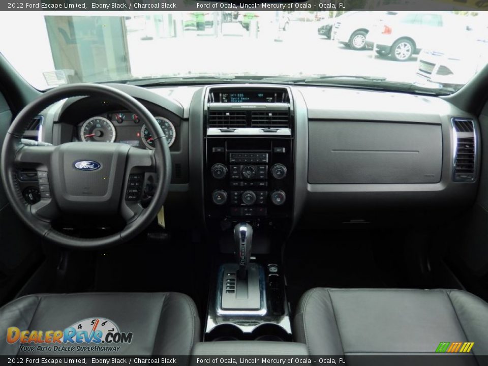 2012 Ford Escape Limited Ebony Black / Charcoal Black Photo #19