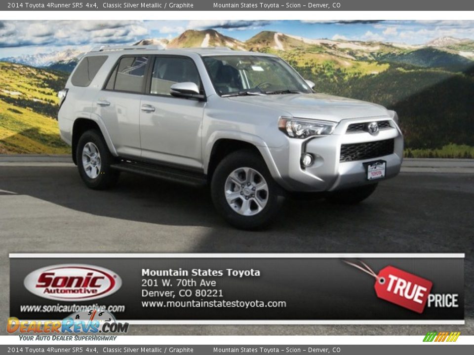 2014 Toyota 4Runner SR5 4x4 Classic Silver Metallic / Graphite Photo #1