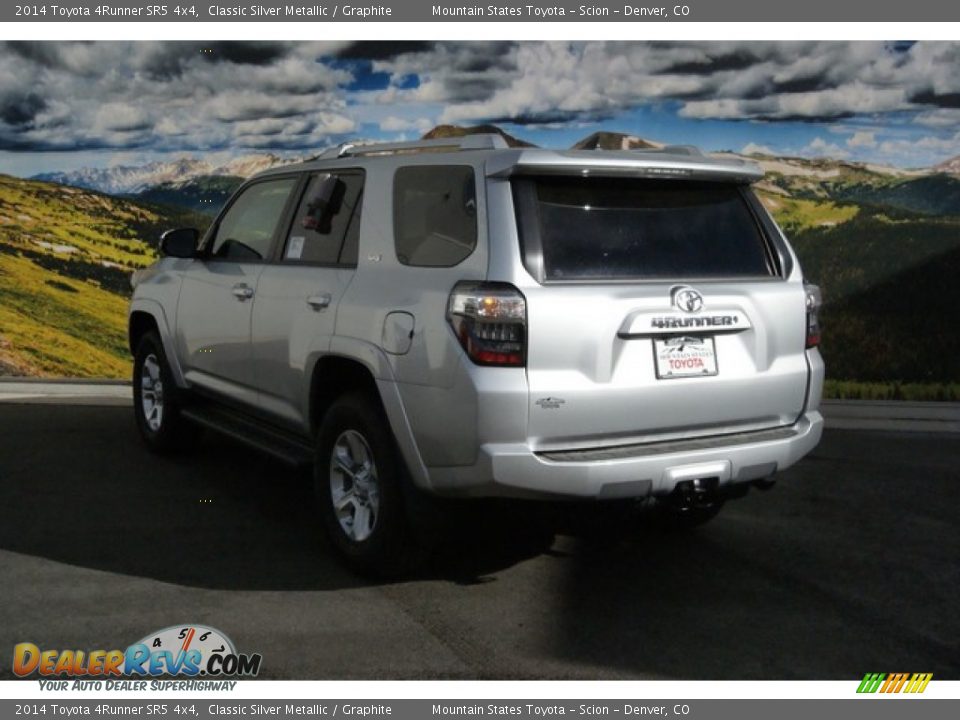 2014 Toyota 4Runner SR5 4x4 Classic Silver Metallic / Graphite Photo #3