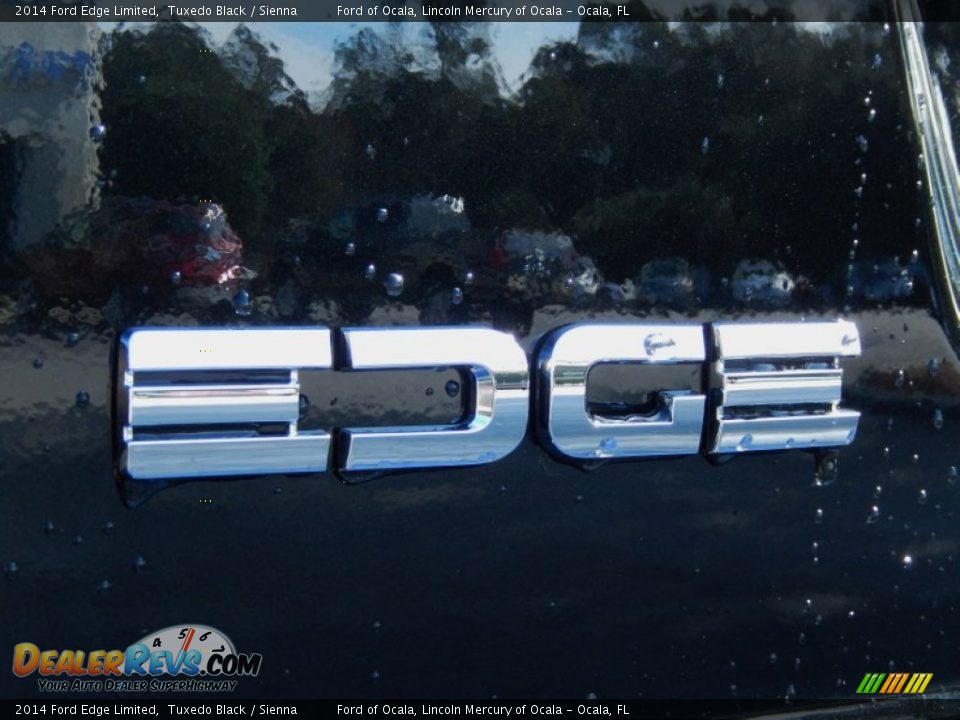 2014 Ford Edge Limited Tuxedo Black / Sienna Photo #4