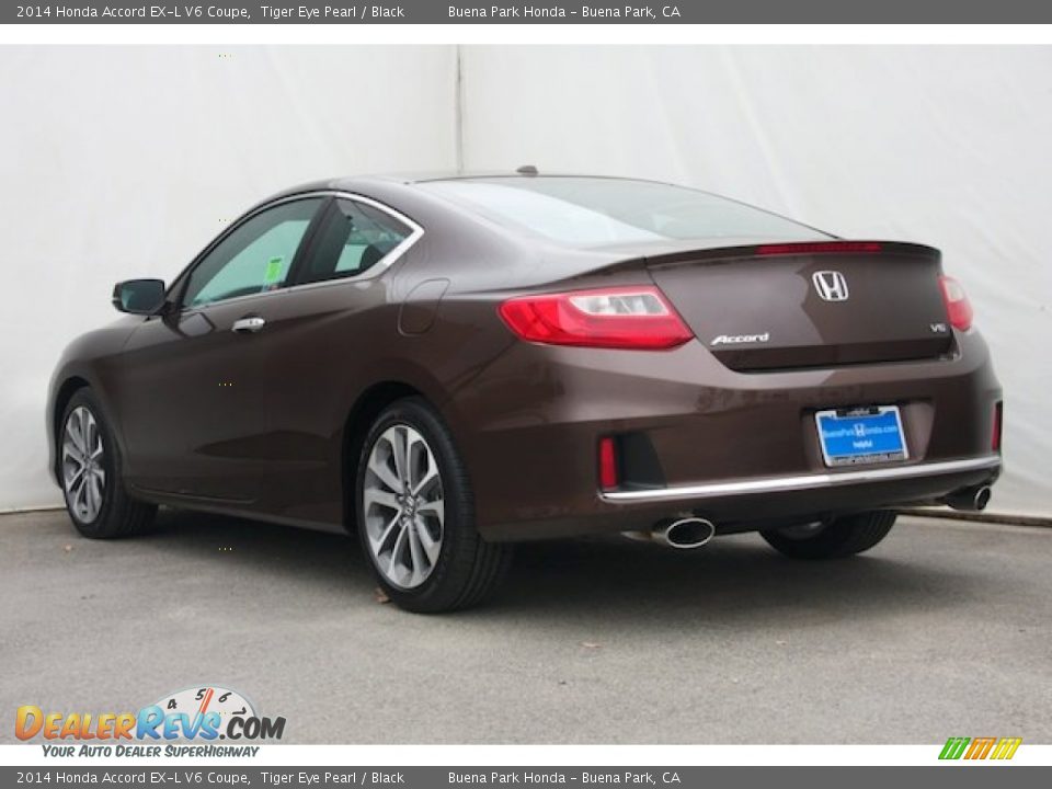 2014 Honda Accord EX-L V6 Coupe Tiger Eye Pearl / Black Photo #2