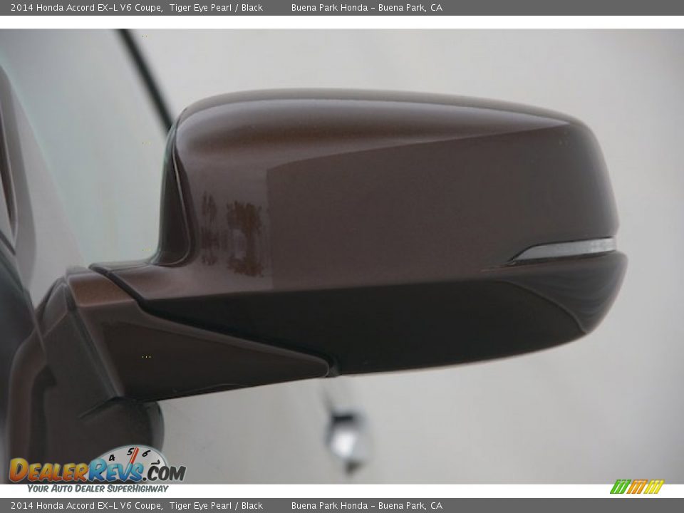 2014 Honda Accord EX-L V6 Coupe Tiger Eye Pearl / Black Photo #9