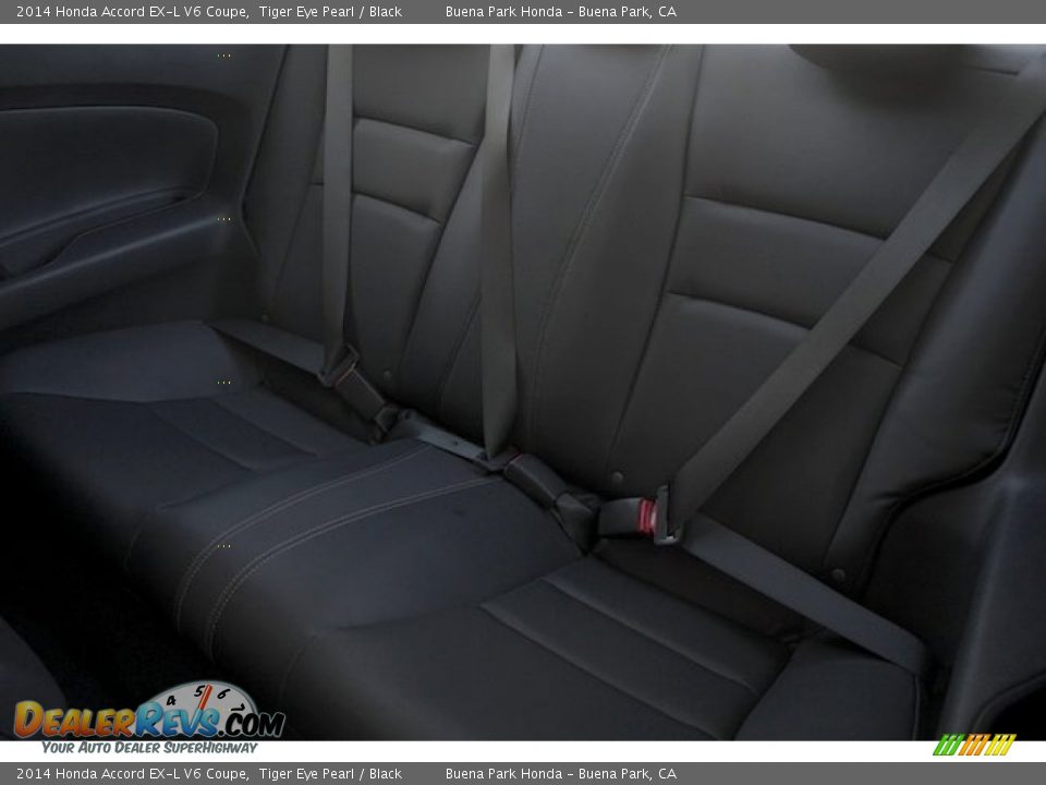 2014 Honda Accord EX-L V6 Coupe Tiger Eye Pearl / Black Photo #14