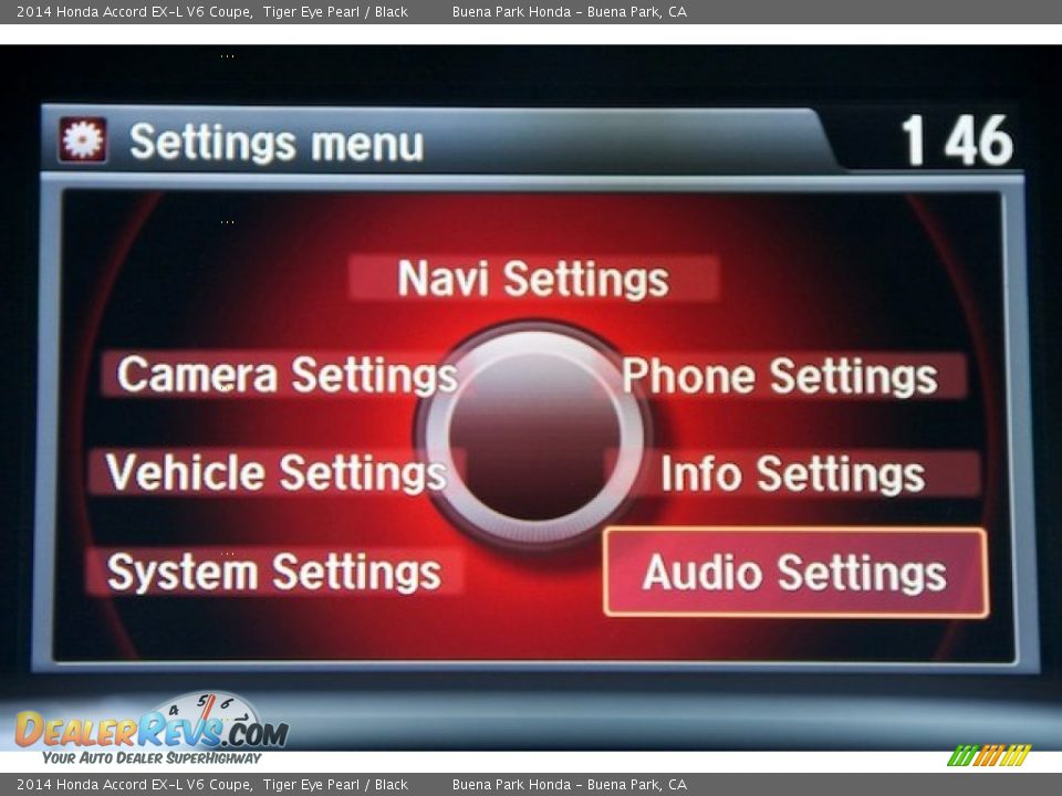 2014 Honda Accord EX-L V6 Coupe Tiger Eye Pearl / Black Photo #18