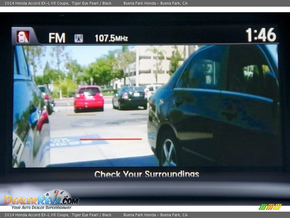 2014 Honda Accord EX-L V6 Coupe Tiger Eye Pearl / Black Photo #20