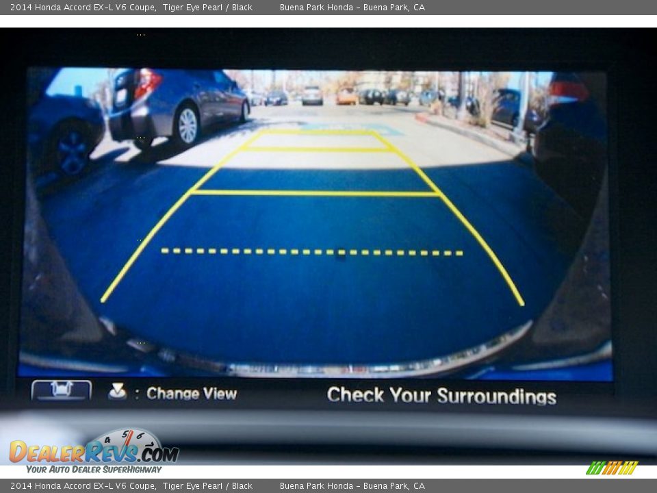 2014 Honda Accord EX-L V6 Coupe Tiger Eye Pearl / Black Photo #21