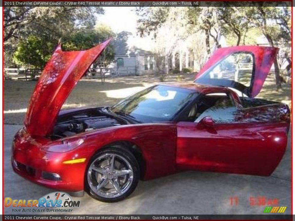 2011 Chevrolet Corvette Coupe Crystal Red Tintcoat Metallic / Ebony Black Photo #1