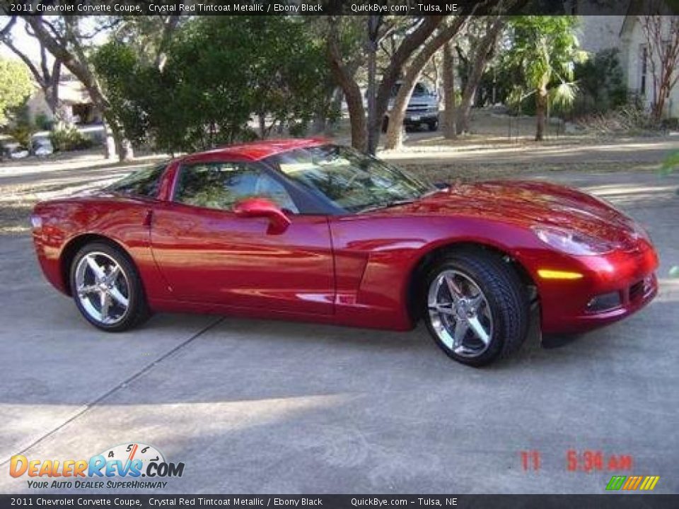 2011 Chevrolet Corvette Coupe Crystal Red Tintcoat Metallic / Ebony Black Photo #2