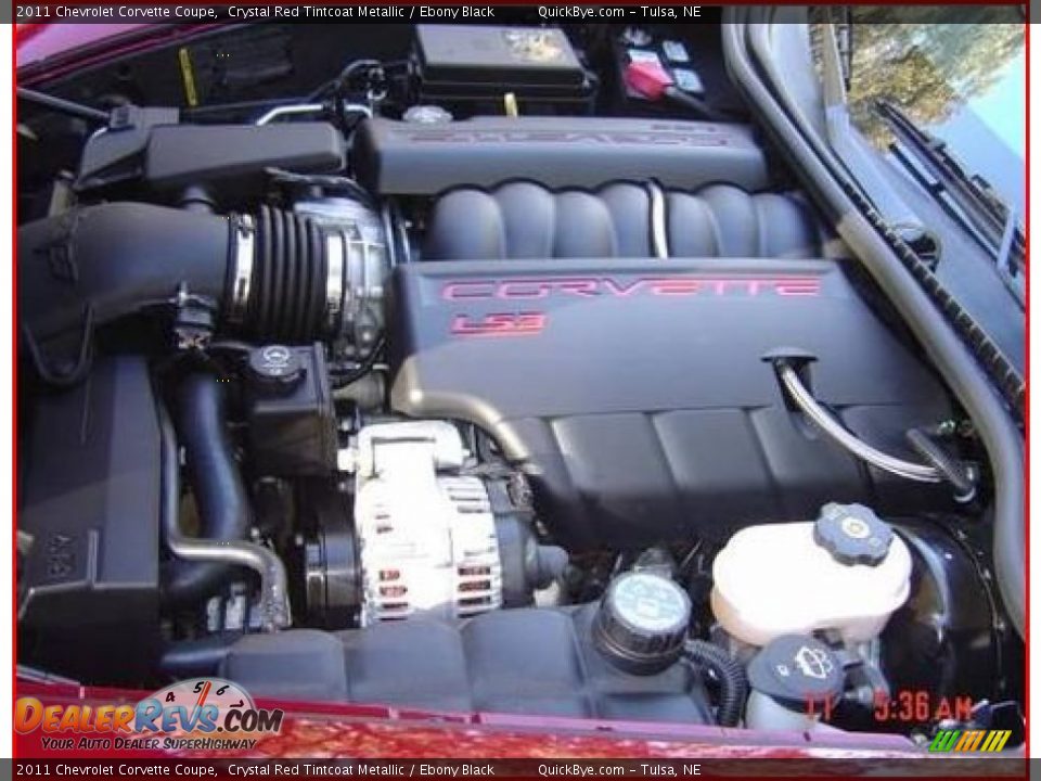 2011 Chevrolet Corvette Coupe Crystal Red Tintcoat Metallic / Ebony Black Photo #4