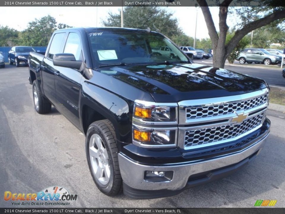 2014 Chevrolet Silverado 1500 LT Crew Cab Black / Jet Black Photo #1