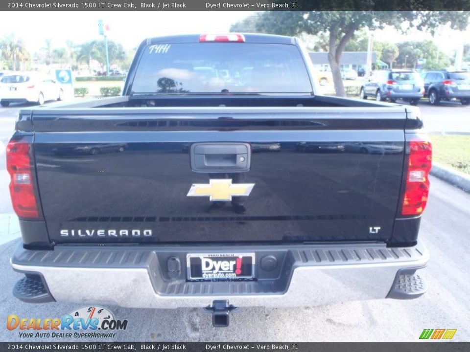 2014 Chevrolet Silverado 1500 LT Crew Cab Black / Jet Black Photo #4