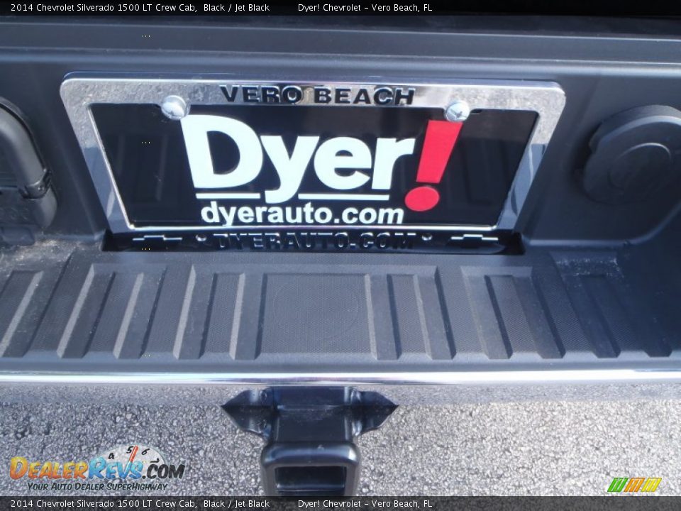 2014 Chevrolet Silverado 1500 LT Crew Cab Black / Jet Black Photo #7