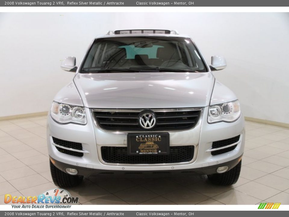 2008 Volkswagen Touareg 2 VR6 Reflex Silver Metallic / Anthracite Photo #2