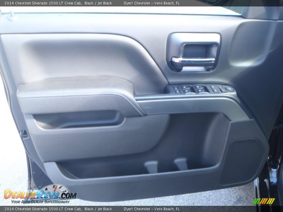 2014 Chevrolet Silverado 1500 LT Crew Cab Black / Jet Black Photo #10
