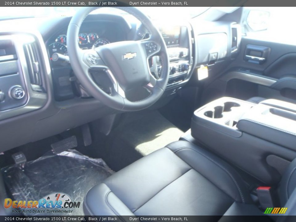 2014 Chevrolet Silverado 1500 LT Crew Cab Black / Jet Black Photo #11