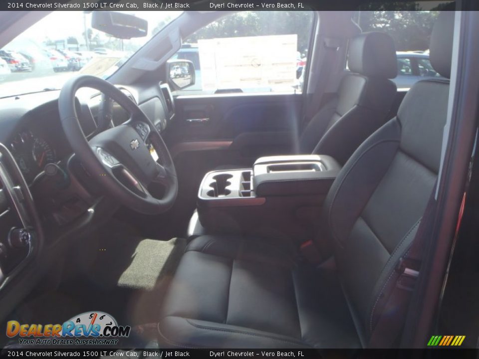 2014 Chevrolet Silverado 1500 LT Crew Cab Black / Jet Black Photo #12
