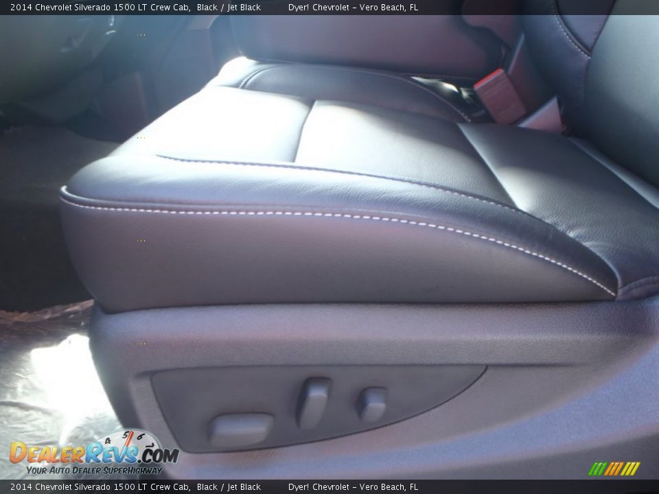 2014 Chevrolet Silverado 1500 LT Crew Cab Black / Jet Black Photo #13