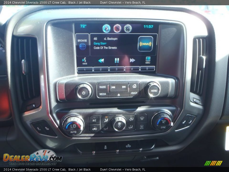 2014 Chevrolet Silverado 1500 LT Crew Cab Black / Jet Black Photo #16