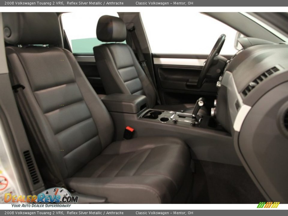 2008 Volkswagen Touareg 2 VR6 Reflex Silver Metallic / Anthracite Photo #12