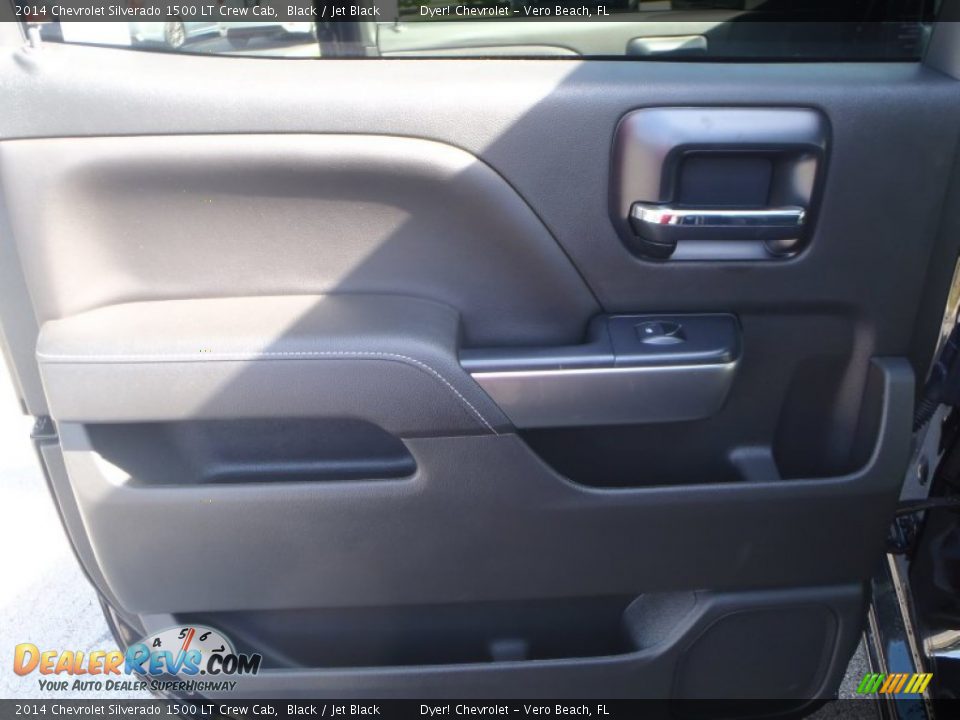 2014 Chevrolet Silverado 1500 LT Crew Cab Black / Jet Black Photo #18