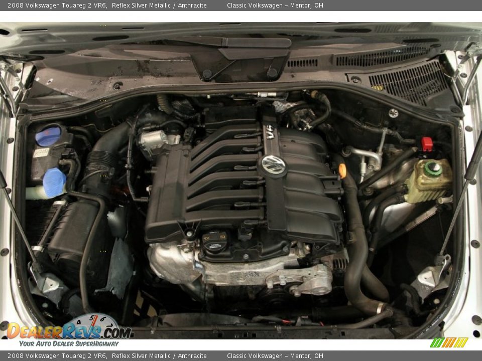 2008 Volkswagen Touareg 2 VR6 Reflex Silver Metallic / Anthracite Photo #16