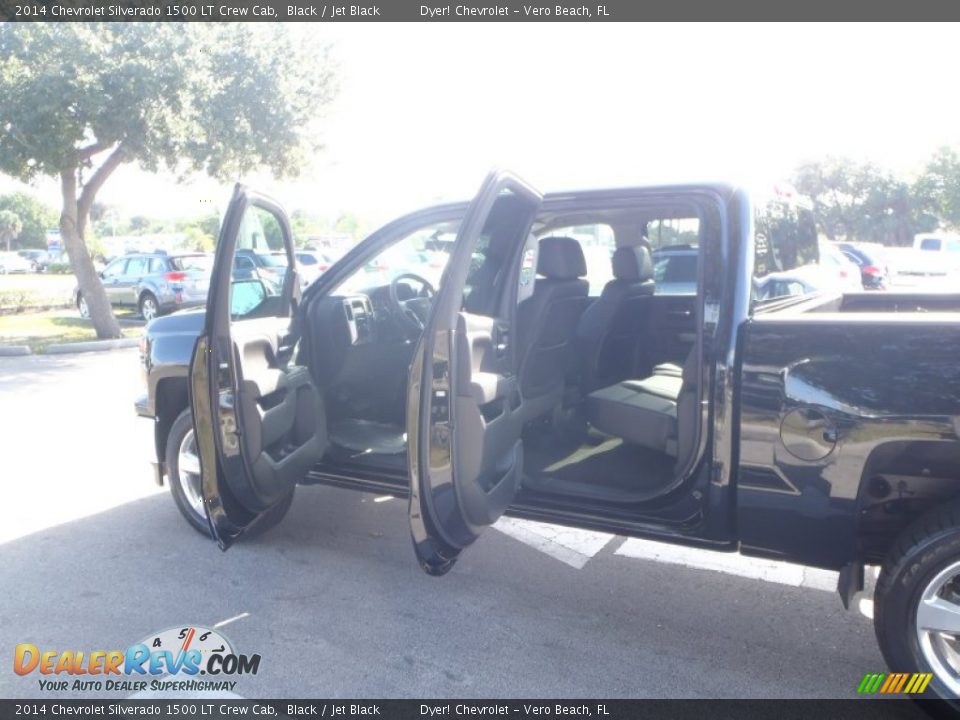 2014 Chevrolet Silverado 1500 LT Crew Cab Black / Jet Black Photo #21