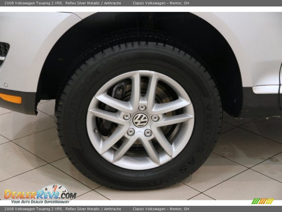 2008 Volkswagen Touareg 2 VR6 Reflex Silver Metallic / Anthracite Photo #17